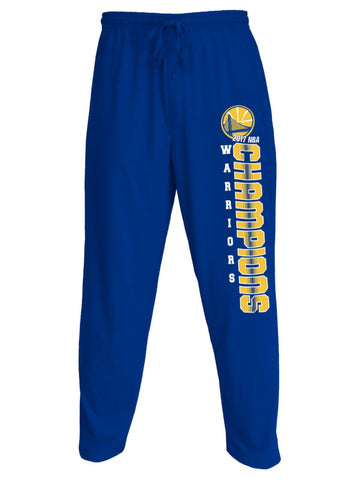 Shop Golden State Warriors 2017 NBA Finals Champions Knit Drawstring Lounge Pants - Sporting Up