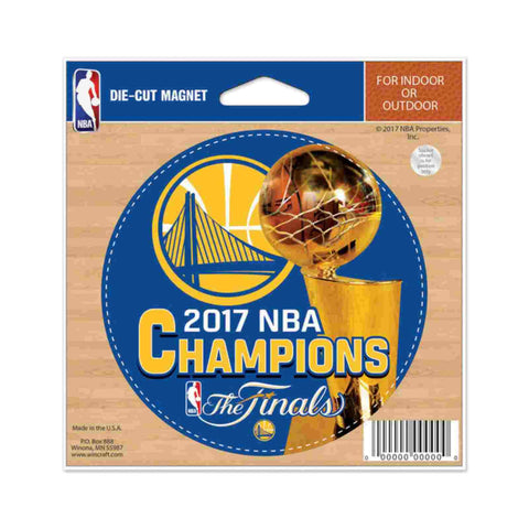 Golden state warriors 2017 campeones finales wincraft troquelado imán - sporting up