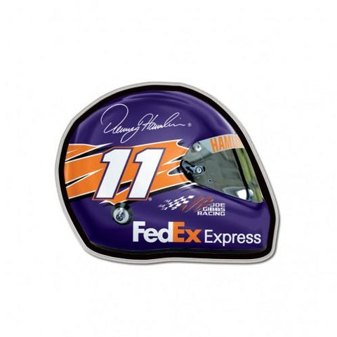 Shop Denny Hamlin #11 WinCraft FedEx Racing Collectible Nascar Helmet Lapel Pin - Sporting Up