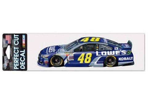 Shop Jimmie Johnson #48 WinCraft Lowes Racing Perfect Cut Racing Car Decal (3" x 10") - Sporting Up