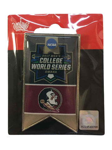 Pin de solapa con pancarta de la Serie Mundial Universitaria masculina de la NCAA 2017 de Florida State Seminoles - Sporting Up