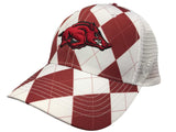 Arkansas Razorbacks TOW Red White Arguile Get Loud Mesh Adjustable Golf Hat Cap - Sporting Up