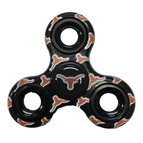 Shop Texas Longhorns NCAA Black Multi-Logo Three Way Diztracto Fidget Hand Spinner - Sporting Up