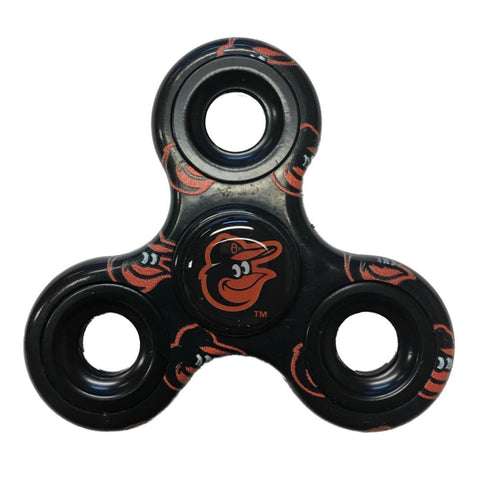 Baltimore orioles mlb svart multi-logo trevägs diztracto fidget handspinnare - sportig