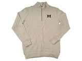 Michigan Wolverines Chiliwear Heather Gray 1/4 Zip Long Sleeve Pullover (L) - Sporting Up