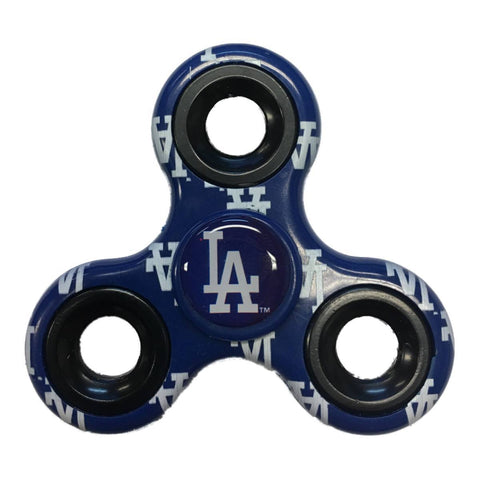 Shop Los Angeles Dodgers MLB Blue Multi-Logo Three Way Diztracto Fidget Hand Spinner - Sporting Up