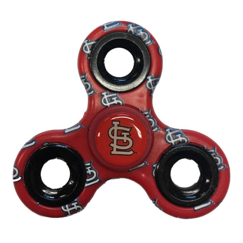 Shop St. Louis Cardinals MLB Red Multi-Logo Three Way Diztracto Fidget Hand Spinner - Sporting Up