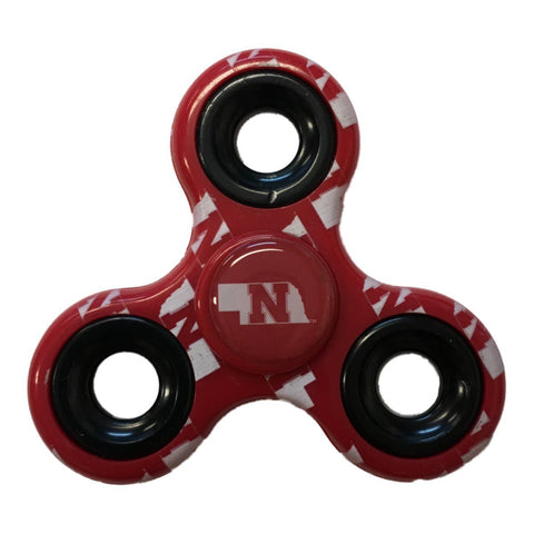 Compre nebraska cornhuskers ncaa multi-logo rojo de tres vías diztracto fidget hand spinner - sporting up