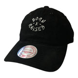Mitchell & Ness "Born-X-Raised" Westside Rocker Suede Adj. Baseball Hat Cap - Sporting Up