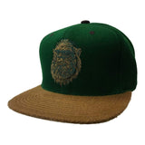 Mitchell & Ness Arkansocks "Socksquatch" Green Wool Snapback Flat Bill Hat Cap - Sporting Up
