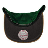 Mitchell & Ness Arkansocks "Socksquatch" Green Wool Snapback Flat Bill Hat Cap - Sporting Up