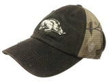 Arkansas Razorbacks TOW Brown Realtree Camo Mesh Adjustable Snapback Hat Cap - Sporting Up
