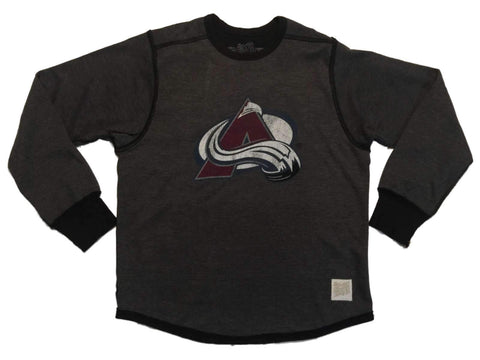 Colorado avalanche rétro marque gris vintage style pull-over - sporting up