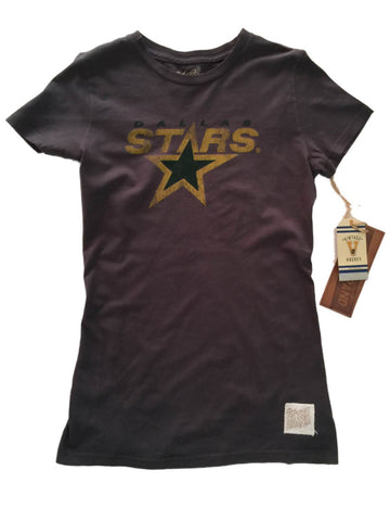 Shop Dallas Stars Retro Brand WOMEN Gray Vintage Crew Neck Cotton T-Shirt - Sporting Up