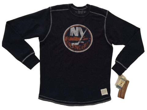 Shop New York Islanders Retro Brand Navy Lightweight "Inside Out" Pullover Sweatshirt - Sporting Up