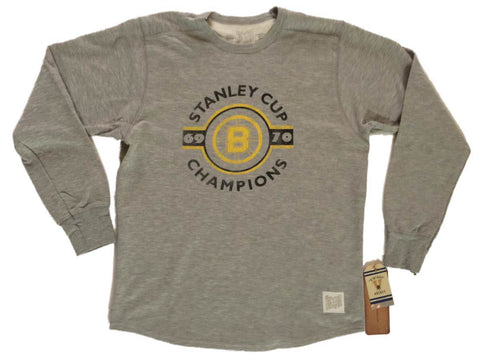 Shop Boston Bruins Retro Brand WOMEN 1969-70 Stanley Cup Champs Pullover - Sporting Up