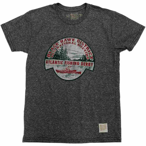 Shop Chicago Blackhawks Retro Brand 15th National Atlantic Fishing Derby T-Shirt - Sporting Up