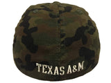 Texas A&M Aggies Adidas Tonal Logo Slouch Green Camo Flexfit  Hat Cap - Sporting Up