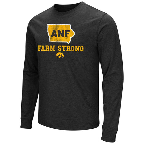 Iowa hawkeyes colosseum america need farmers and farm strong ls t-shirt - sporting up