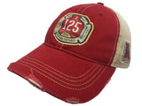 Alabama Crimson Tide Retro Brand 125 Years Football Mesh Tattered Slouch Hat Cap - Sporting Up