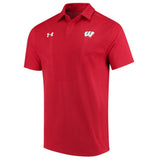 Wisconsin Badgers Under Armour Coaches Sideline Tour Performance-Poloshirt – sportlich