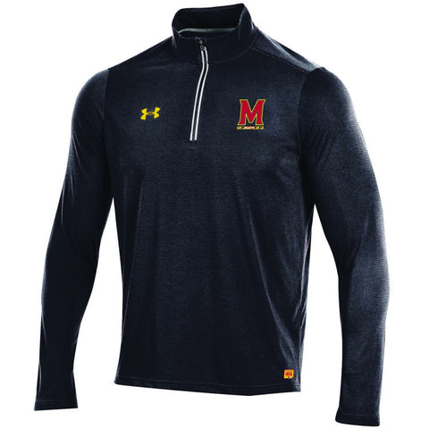 Shop Maryland Terrapins Under Armour Sideline On Field 1/4 Zip Light Pullover Jacket - Sporting Up