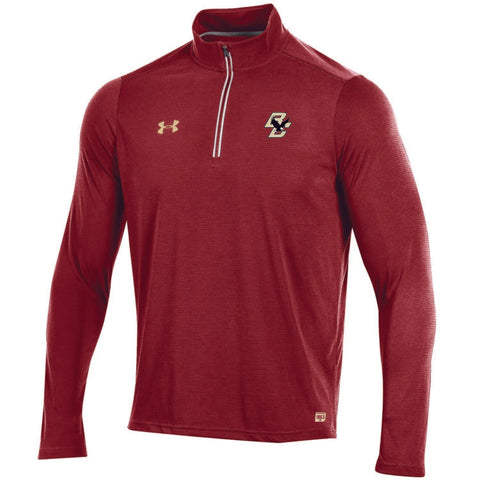 Shoppen Sie die Boston College Eagles Under Armour Sideline On Field, leichte rote Jacke mit Pullover – sportlich