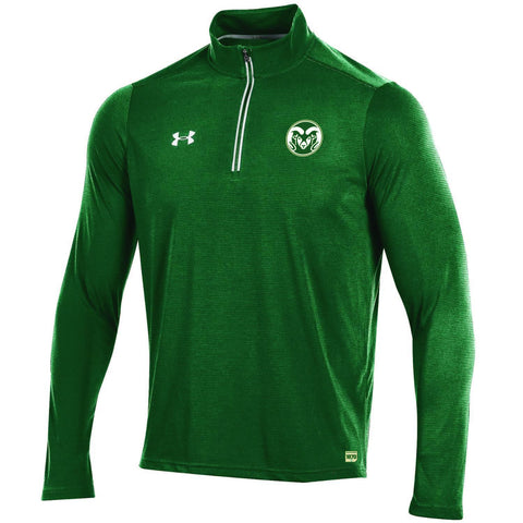 Shop Colorado State Rams Under Armour Sideline On Field 1/4 Zip Light Pullover Jacket - Sporting Up