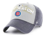 Chicago Cubs 47 Brand 2017 Postseason Locker Room MLB Playoffs Adj Hat Cap – sportlich
