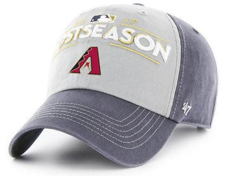 Shoppen Sie die Arizona Diamondbacks 47 Brand 2017 Postseason Locker Room Playoffs Adj Hat Cap – sportlich
