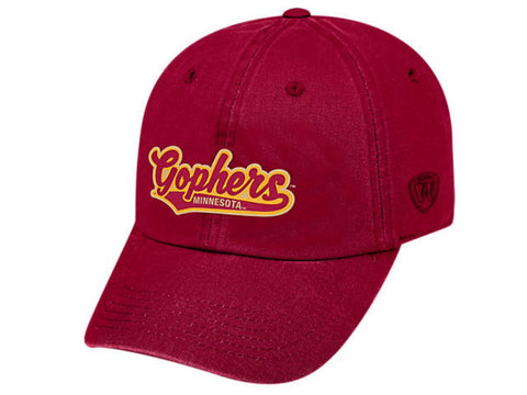 Les Golden Gophers du Minnesota remorquent un style de parc marron vintage adj. casquette de chapeau de détente ample - faire du sport