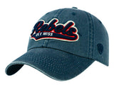 Ole Miss Rebels TOW Vintage Navy Park Style Adj. Slouch Relax Hat Cap - Sporting Up