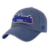 Kansas Jayhawks TOW Vintage Blue Park Style Adj. Slouch Relax Hat Cap - Sporting Up