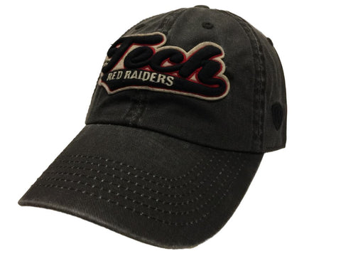Les raiders rouges de technologie du Texas remorquent le style de parc noir vintage adj. casquette de chapeau de détente ample - faire du sport