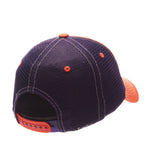 Clemson Tigers Zephyr Orange & Purple Route Style Mesh Back Slouch Adj. Hat Cap - Sporting Up