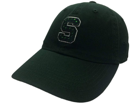 Shop Michigan State Spartans TOW Women's Green Radiant Jewel Logo Adj. Slouch Hat Cap - Sporting Up
