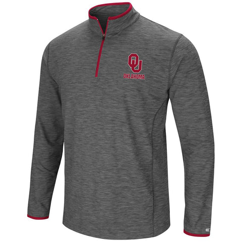 Oklahoma Sooners Colosseum Grey Diemert 1/4 Zip LS pull-over coupe-vent - Sporting Up