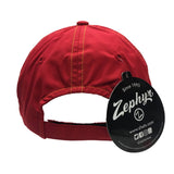 Iowa state cyclones zephyr kvinnors röda prestanda adj. rem slouch hatt keps - sportig upp
