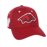 Arkansas Razorbacks Zephyr Cardinal Red "Rambler" Stretch Fit Hat Cap (M/L) - Sporting Up