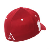 Arkansas Razorbacks Zephyr Cardinal Red "Rambler" Stretch Fit Hat Cap (M/L) - Sporting Up