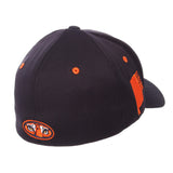 Auburn Tigers Zephyr gorra de sombrero de ajuste elástico estructurado "rambler" azul marino oscuro (m/l) - sporting up