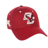 Boston College Eagles Zephyr Cardinal Red "Rambler" Stretch Fit Hat Cap (M/L) - Sporting Up