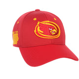 Iowa State Cyclones Zephyr Dark Red "Rambler" Stretch Fit Hat Cap (M/L) - Sporting Up