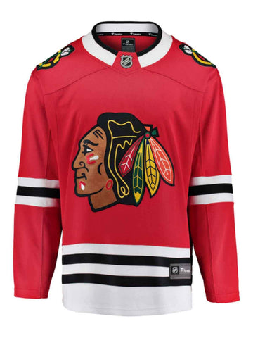 Camiseta local de hockey de la nhl separatista roja de los fanáticos de los Chicago blackhawks - sporting up