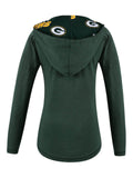 T-shirt à capuche vert Slide LS pour femmes de Green Bay Packers Concepts Sport - Sporting Up