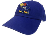 Kansas Jayhawks TOW Royal Blue Vintage Crew Adjustable Strapback Slouch Hat Cap - Sporting Up