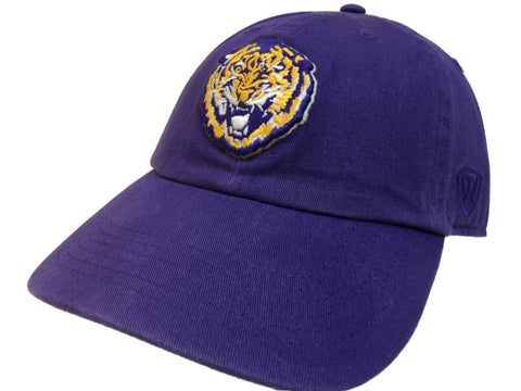 Lsu tigres remolque púrpura vintage tripulación ajustable strapback gorra de sombrero holgado - sporting up