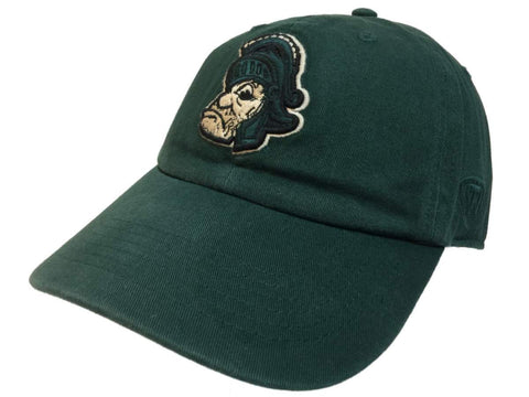 Les Spartans de l'État du Michigan remorquent l'équipage vintage vert adj. casquette de chapeau souple à bretelles - sporting up