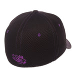 LSU Tigers Zephyr Black "Undertaker" Mesh Stretch Fit Hat Cap (M/L) - Sporting Up