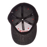 Wisconsin Badgers Zephyr Black "Undertaker" Mesh Stretch Fit Hat Cap (M/L) - Sporting Up